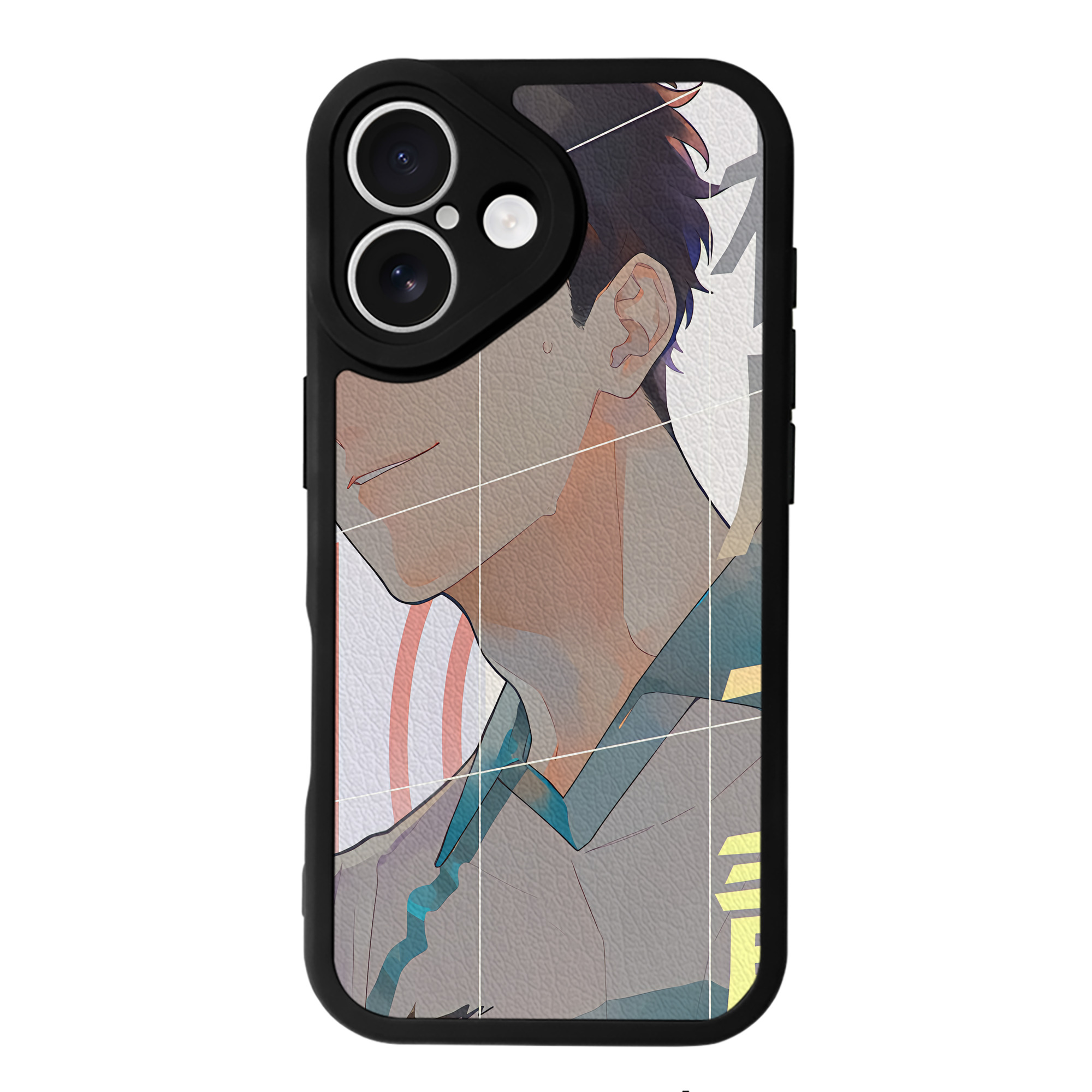 （画像用） ハイキュー!! Haikyu!! 【iPhone 16シリーズ対応】シリコンスマホケース（レザー調） 材質：シリコン